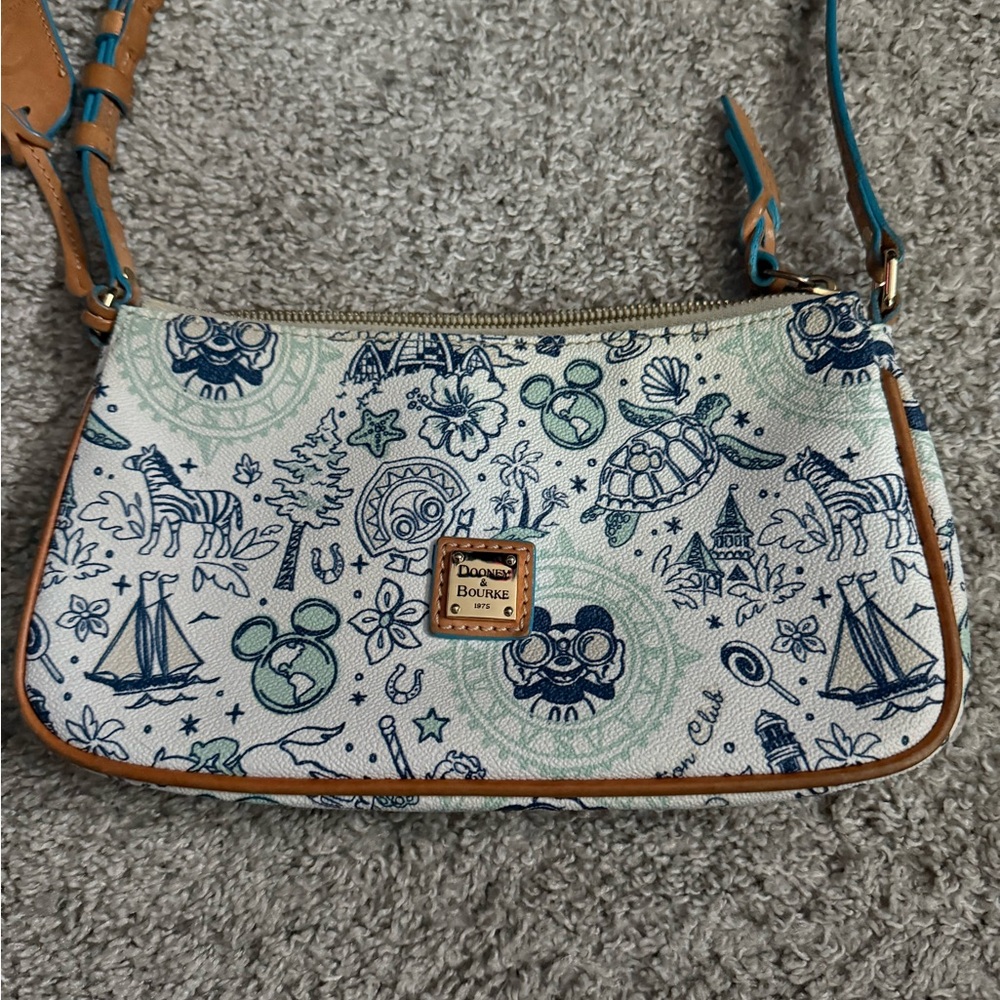 Dooney & Bourke Cream and Blue Women's Bag